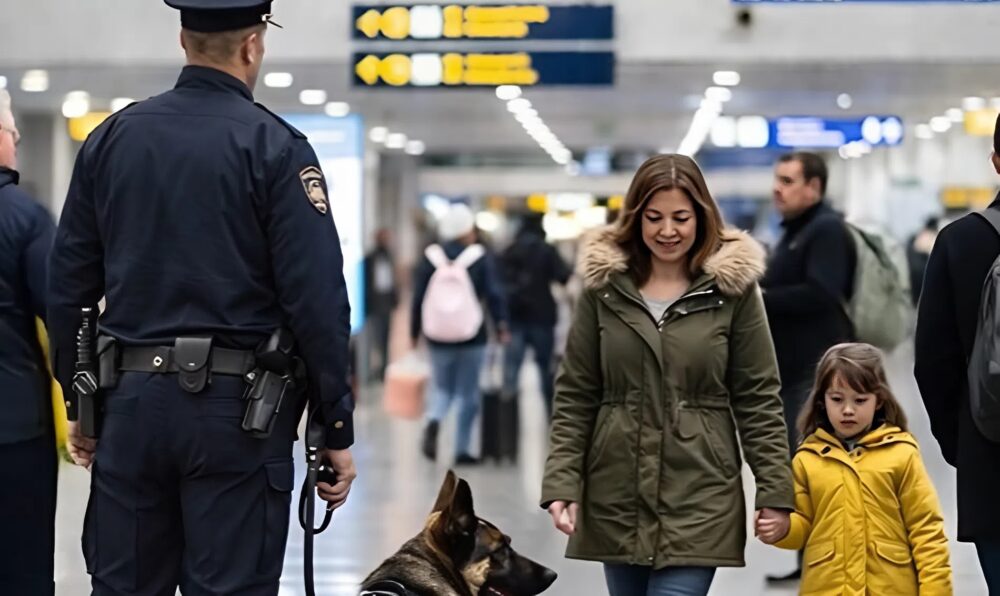 De politiehond rende plotseling naar een klein meisje en begon luid te blaffen: wat er daarna gebeurde, liet iedereen sprakeloos