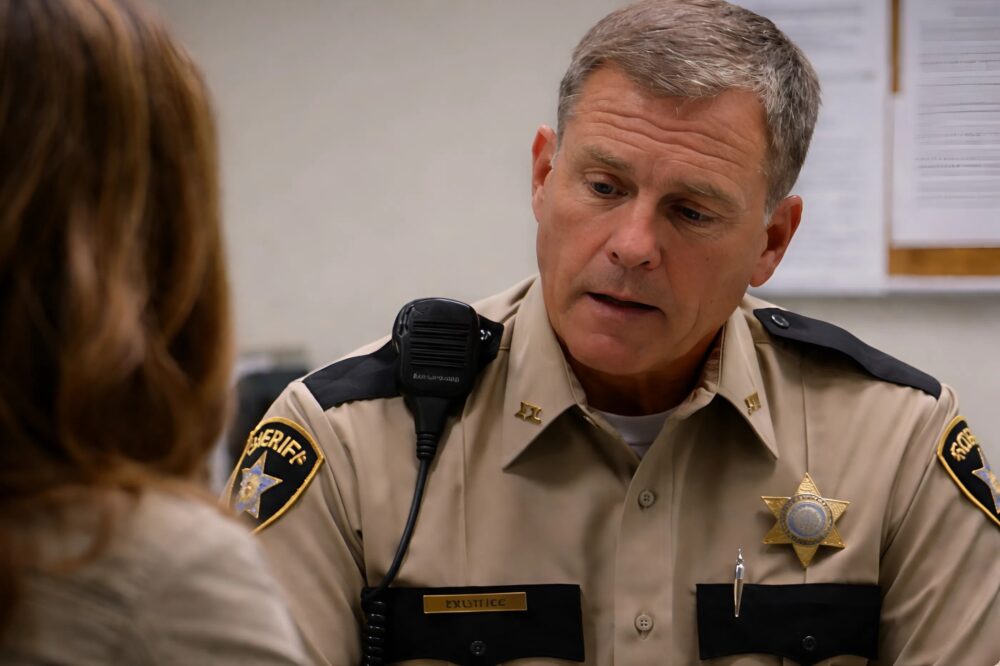 Mijn tienerdochter was bij haar grootmoeder (mijn schoonmoeder) op vakantie toen een sheriff mij belde en zei: “Kom onmiddellijk, uw dochter is op het politiebureau”