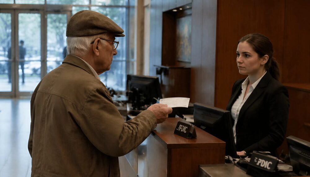 Om mijn secretaresse te testen, vermomde ik mezelf als een oudere persoon en ging ik mijn bank binnen om 400.000 dollar op te nemen: wat ik hoorde liet me sprakeloos achter