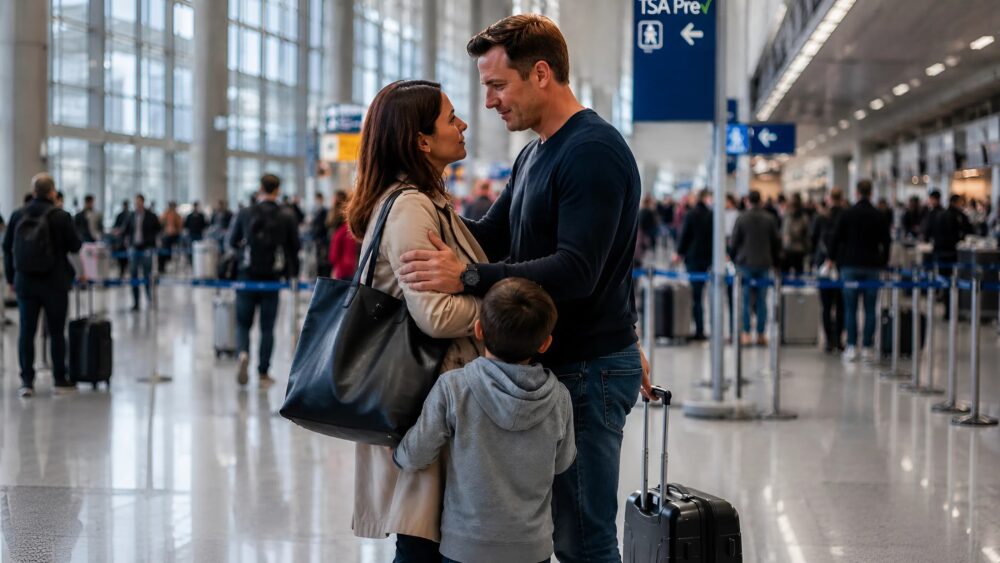 “Mama, we kunnen niet teruggaan,” zei mijn zoon tegen mij net nadat we afscheid hadden genomen van mijn man op de luchthaven: wat ik daarna ontdekte liet me sprakeloos achter