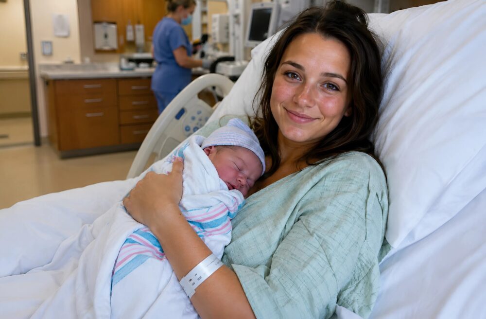 Ik besloot draagmoeder te worden voor mijn zus, maar toen de baby geboren werd en mijn moeder hem zag, verstijfde ze en fluisterde ze: “Oh nee… het gebeurt weer”