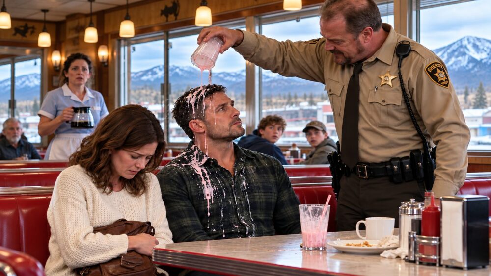 Een arrogante sheriff vernederde een man in een klein restaurant zonder enig idee te hebben wie hij werkelijk was